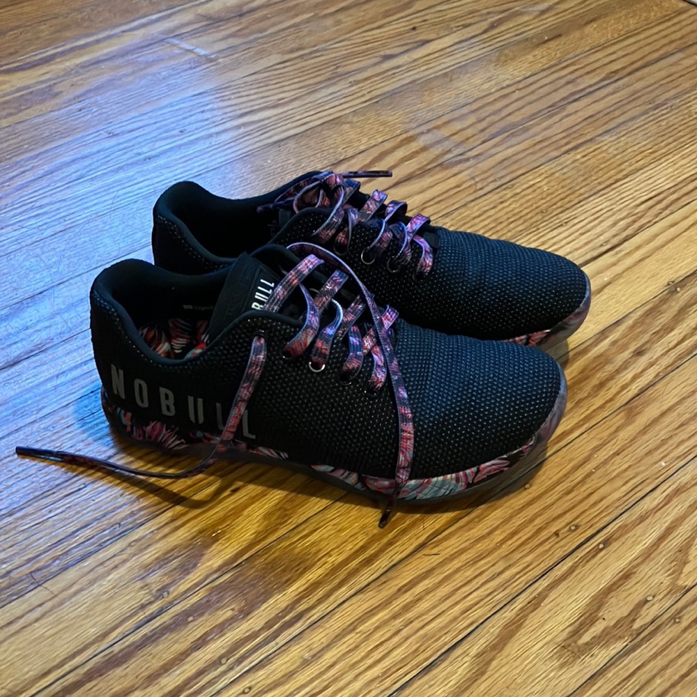 Nobull Trainer Black Sneaker Sz M 6.5 W 8